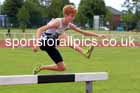Mens under-17s 1500 metres steeplechase, 2023 Northern Under-13s, Under-15s and Under-17s, Middlesbrough.  Photo: David T. Hewitson/Sports for All Pics